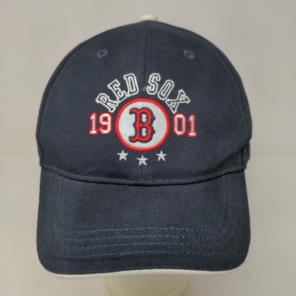 Fan Favorite Boy's Strapback Hat Black Adjustable Boston Red Sox Embroidered - Picture 2 of 8